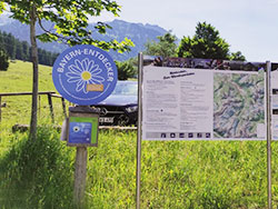 Stempelstation am Ortsende Hinterstein