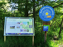 Stempelstation am Beobachtungsturm Dießen