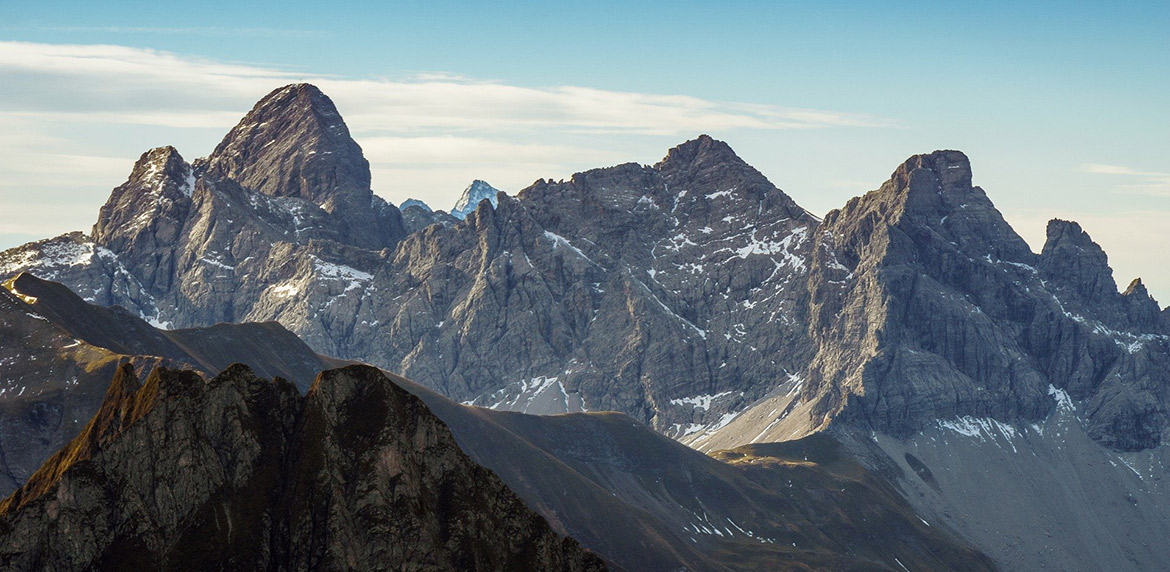 Das Bild zeigt das Nebelhorn